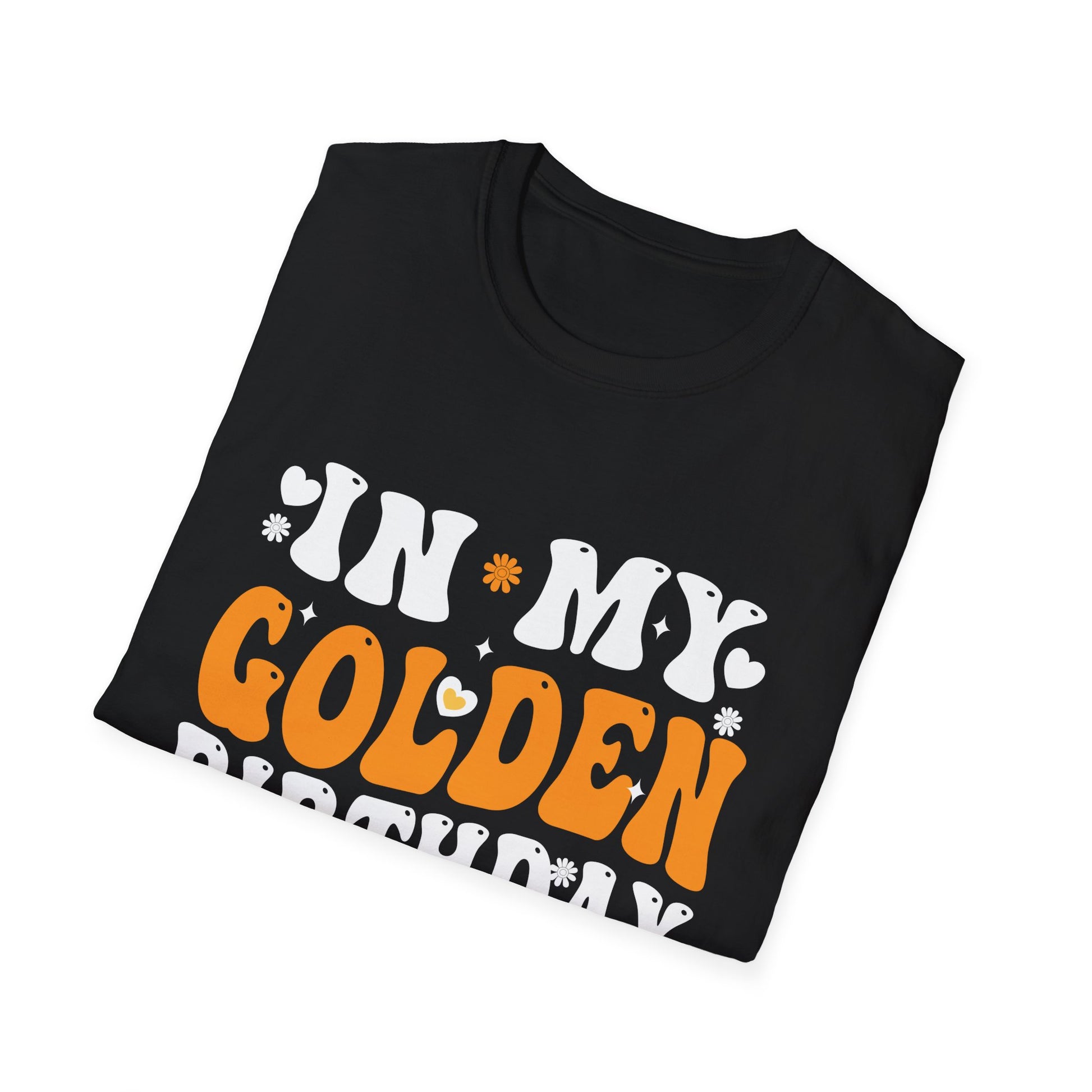 Retro Groovy In My Golden Birthday Era Unisex T-Shirt