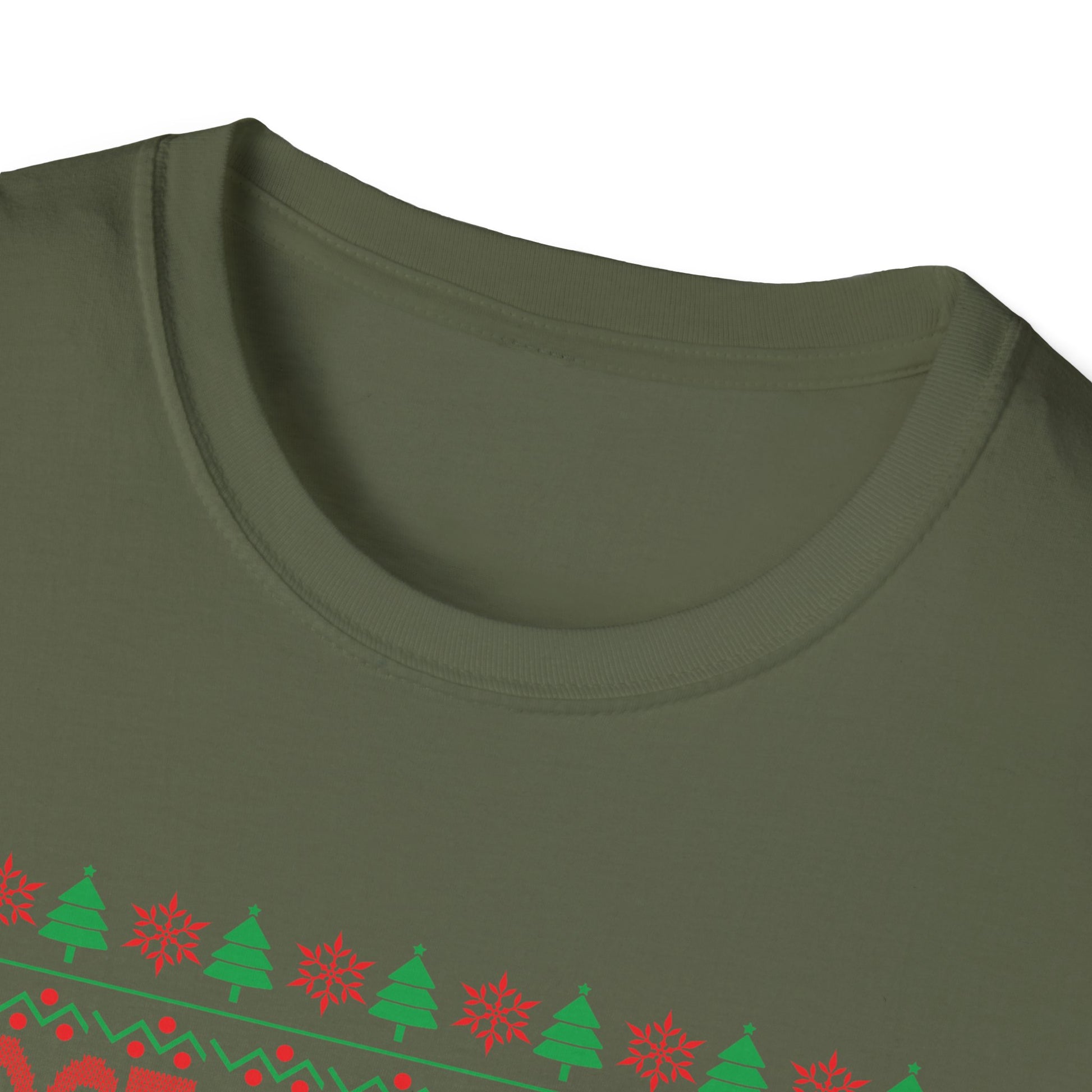 Most Likely To Decorate Her Dog Yorkie Christmas Pajamas Unisex Softstyle T-Shirt
