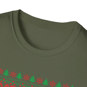 Most Likely To Decorate Her Dog Yorkie Christmas Pajamas Unisex Softstyle T-Shirt