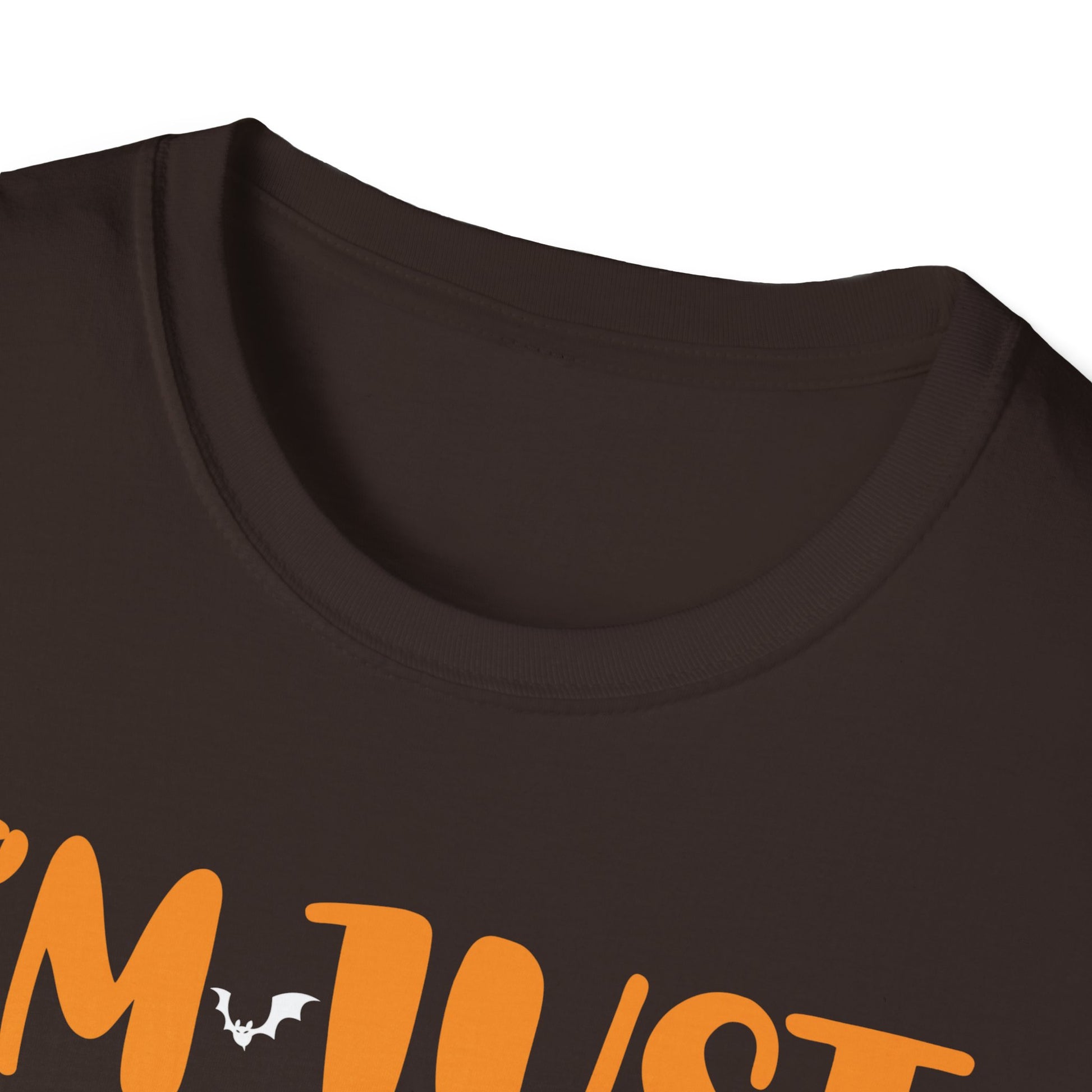 Funny Halloween Costume I'm Just Here for The Boos T-Shirt Unisex Softstyle T-Shirt