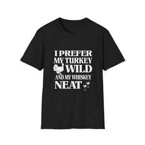 Thanksgiving Whiskey Neat  Unisex T-Shirt