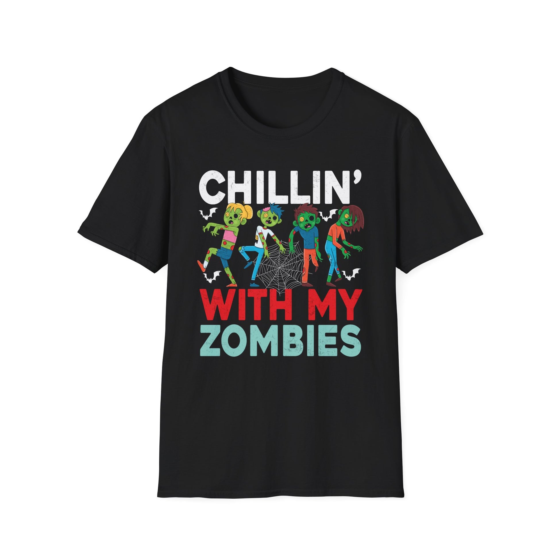 zombies Halloween Tee Unisex Softstyle T-Shirt