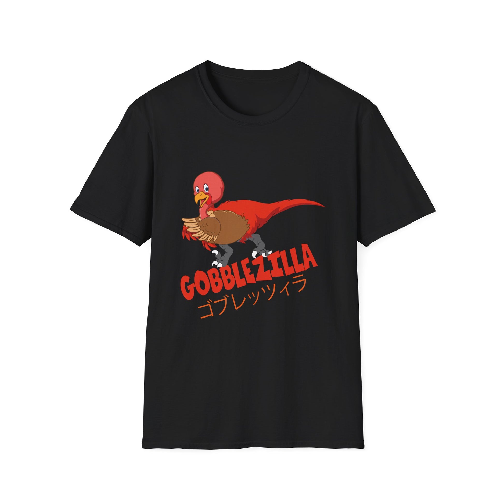 Gobblezzilla Turkey T-Shirt — Funny Thanksgiving Graphic Tee