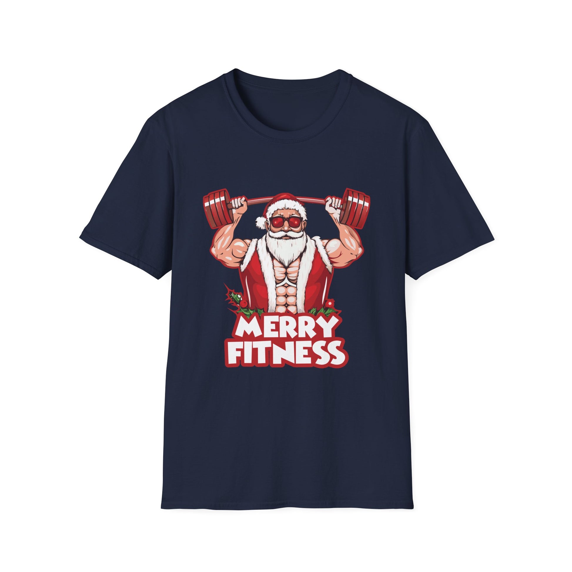 Christmas Gym Workout Ugly Christmas Merry Fitness Unisex T-Shirt