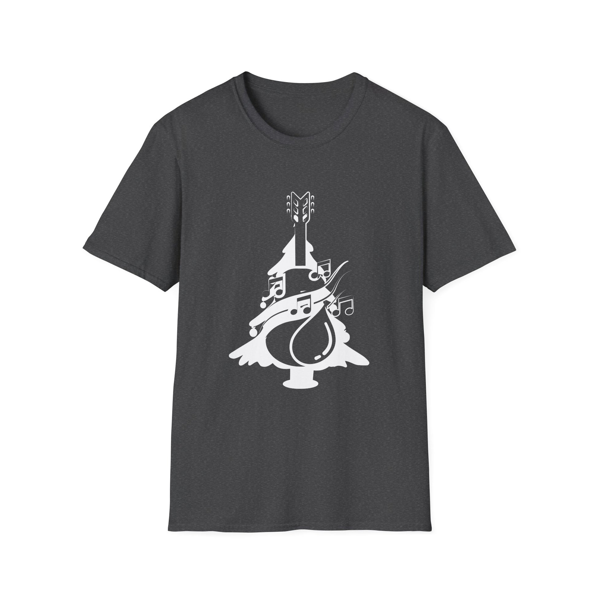 Christmas Guitar Tree Funny Guitarist Christmas Unisex T-Shirt