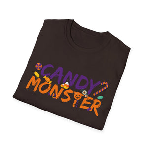 Candy Monster - Creepy Halloween Candy - Halloween tee