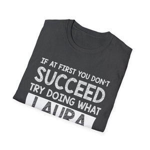 LAURA Gift Name Personalized Birthday Funny Christmas Joke T-Shirt