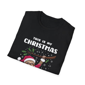 Sloth Christmas Cutie Sloths Christmas T-Shirt-productor-mockup