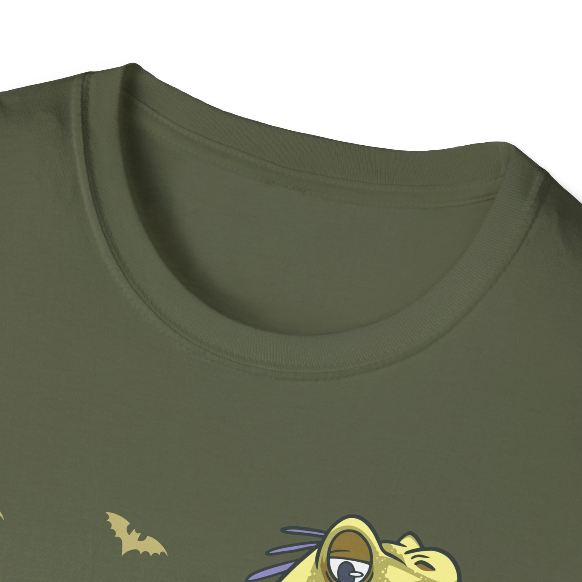 Iguana Graphic T-Shirt — Yellow Lizard Illustration Tee