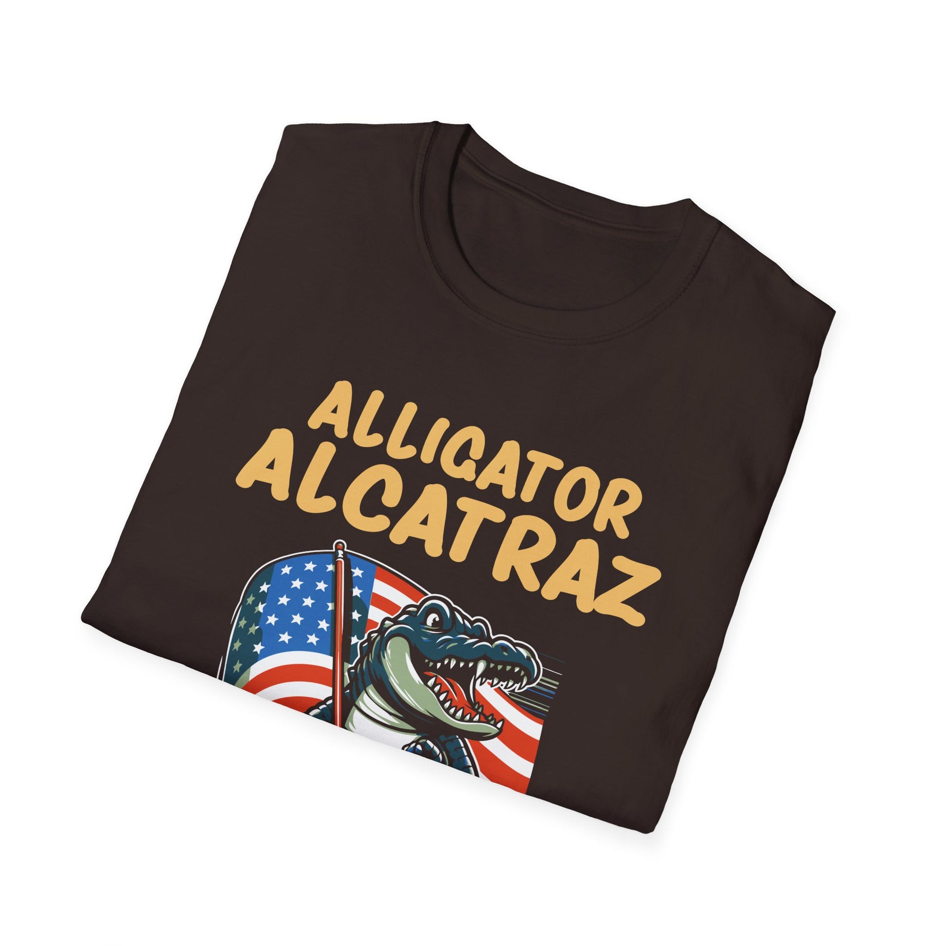 Alligator Alcatraz T-Shirt — Patriotic Gator Graphic Tee