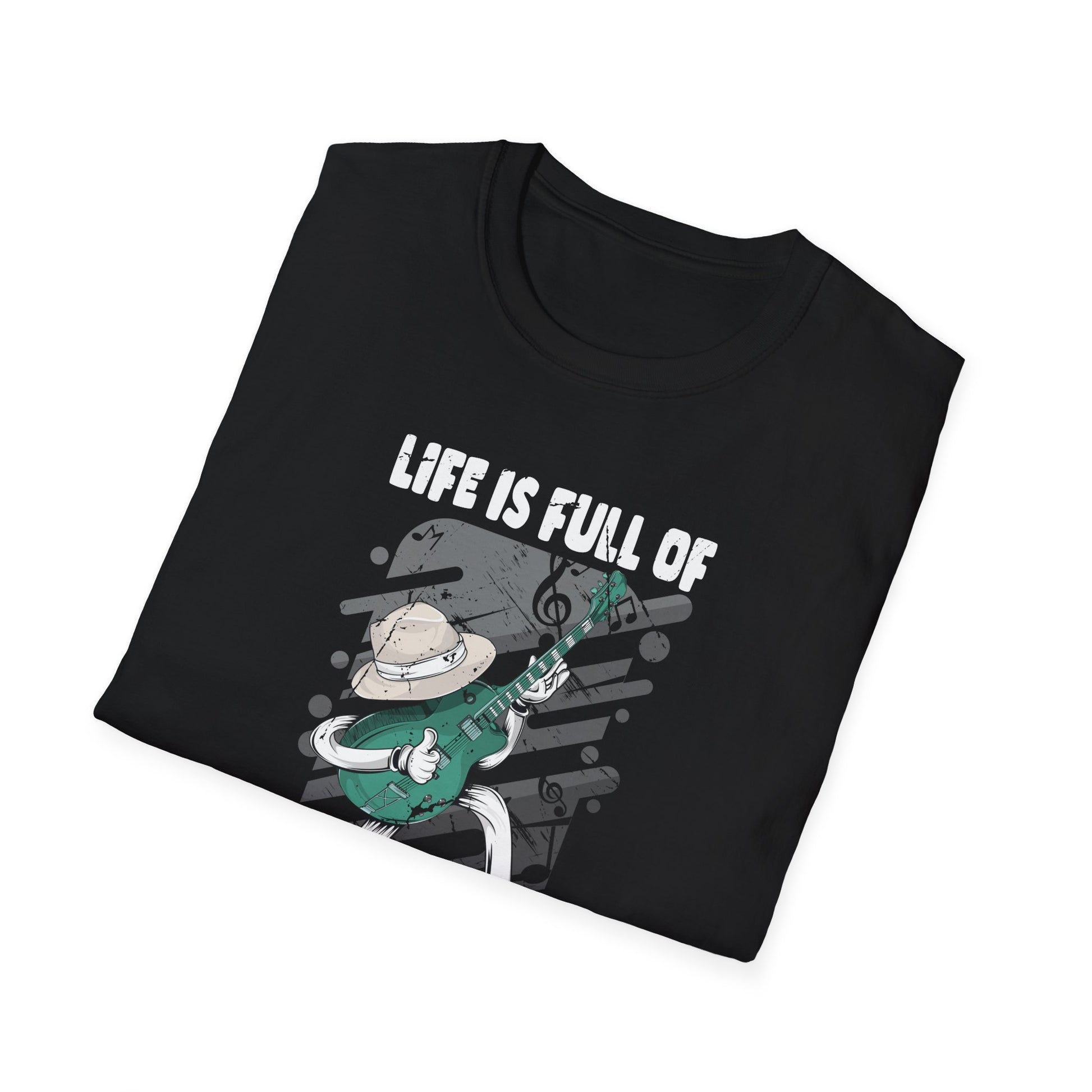 Blues Music Guitar funny for Guitarist Guitar Player Vintage Unisex T-Shirt