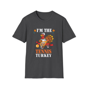 I'm The Tennis Turkey T-Shirt — Funny Thanksgiving Tennis Player Tee