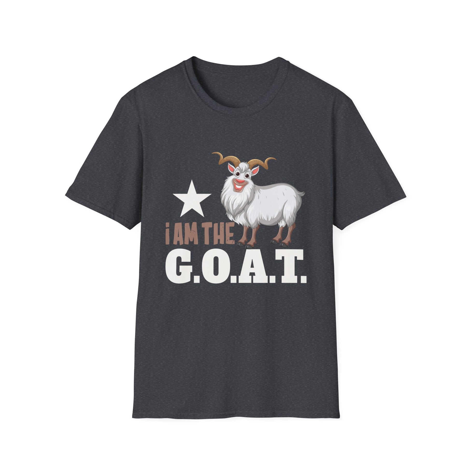 Unisex G.O.A.T. T-Shirt, Funny Goat Shirt, Animal Lover Gift, Casual Tee, Birthday Present, Goats Gift
