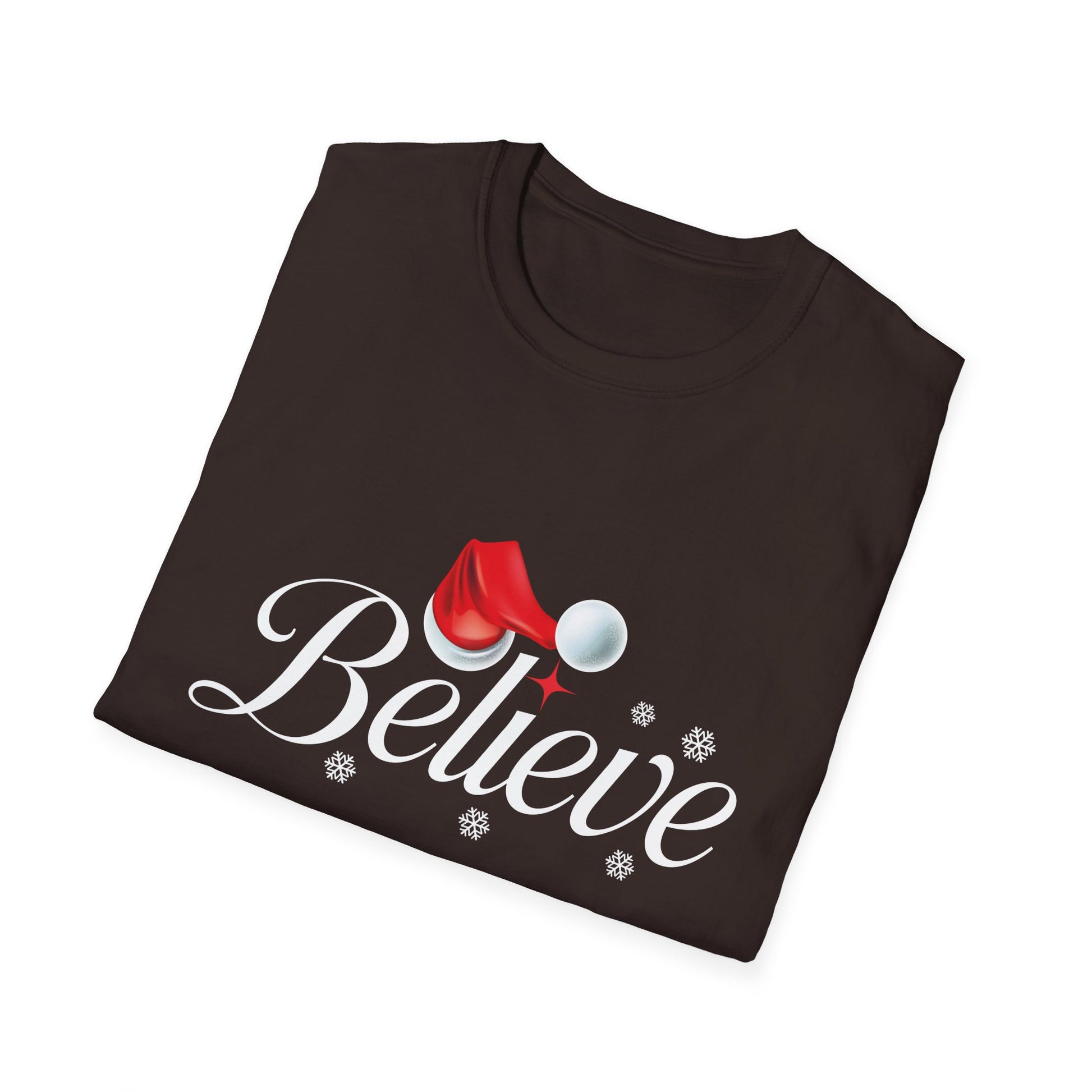 Believe Christmas Shirt Xmas Graphic  Christmas Vacation Unisex T-Shirt