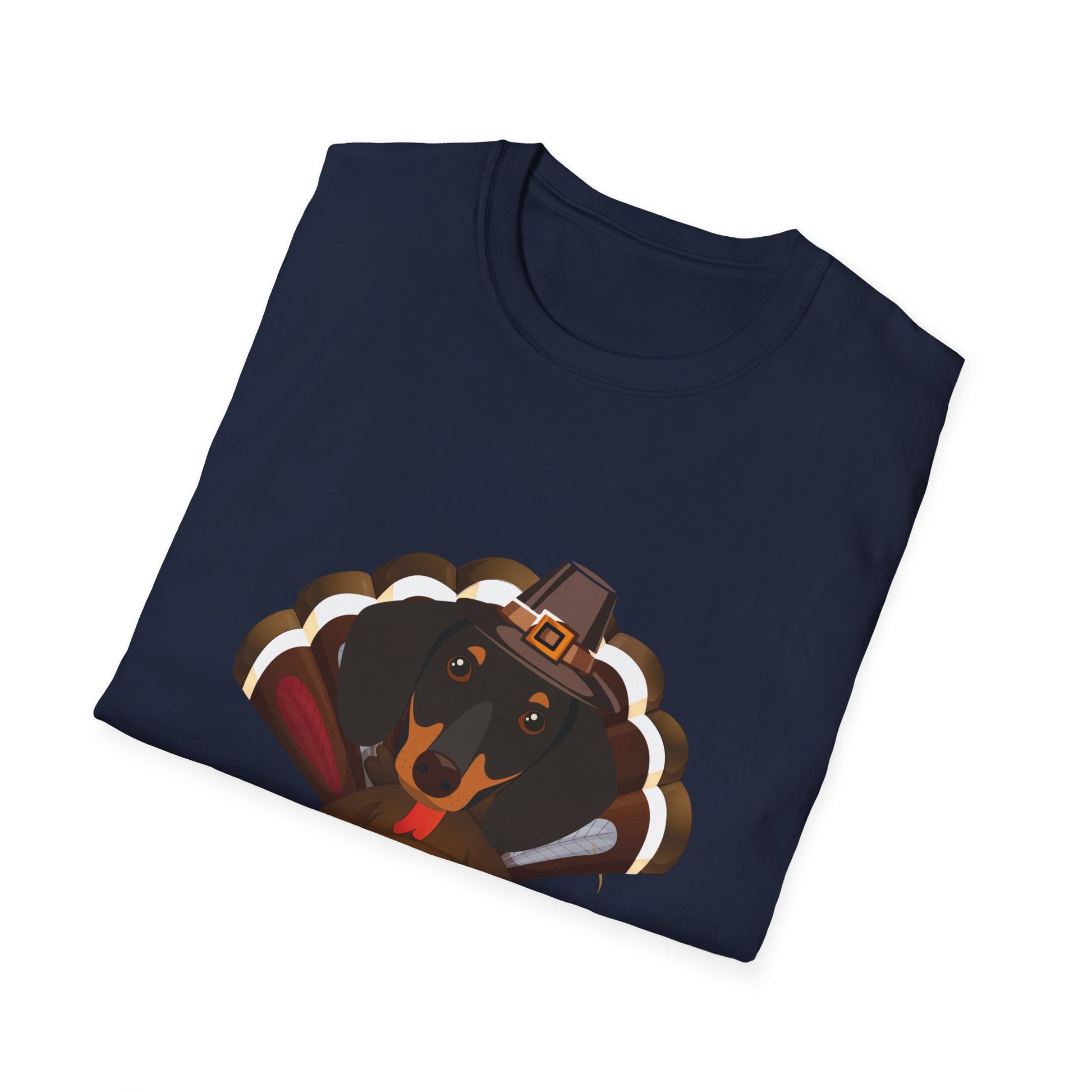 Thankful Turkey T-Shirt – Cute Pilgrim Turkey Thanksgiving Tee  Unisex T-Shirt