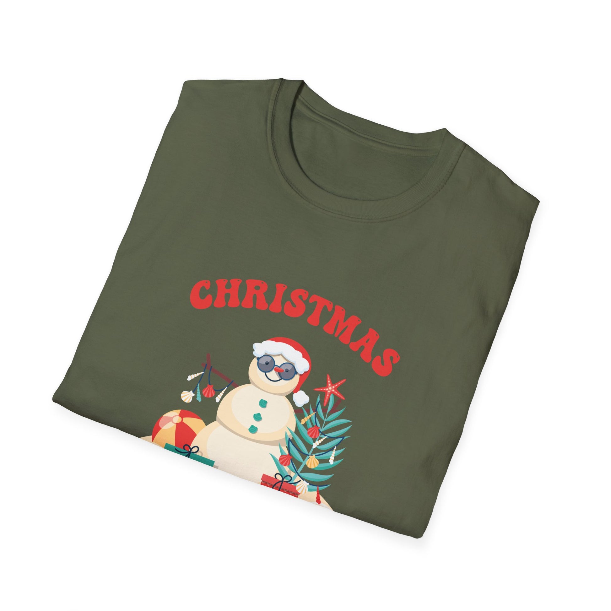 Christmas in July Shirt Snowman Christmas Unisex T-Shirt