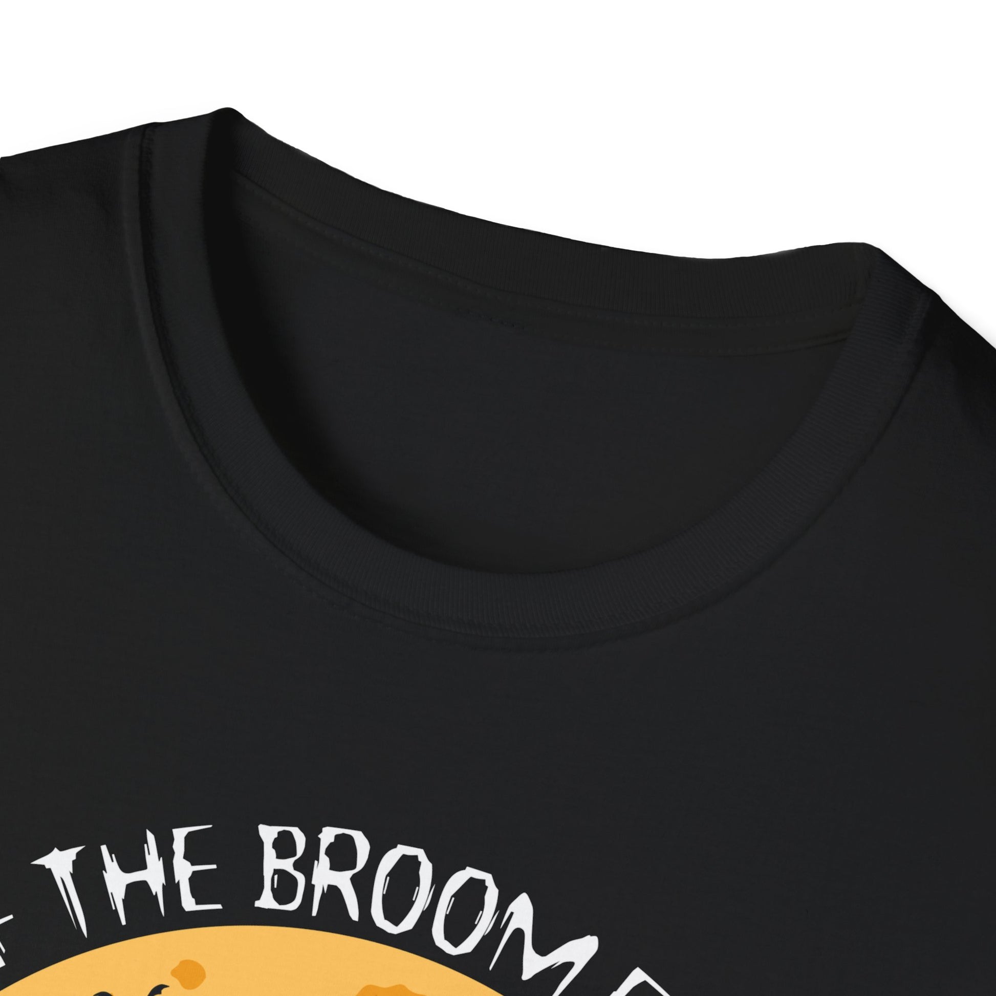 Halloween Witch T-Shirt — "If the Broom Fits, Ride It" Graphic Tee