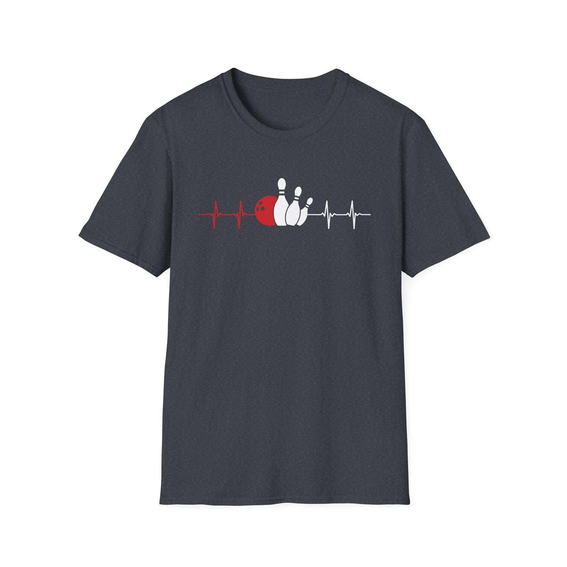 Heartbeat Bowling ECG Pulse Bowling Ball Bowler Unisex T-Shirt