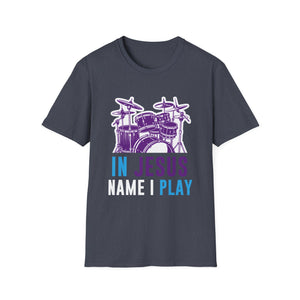 BoredKoalas Jesus Name I Play Drums Unisex T-Shirt