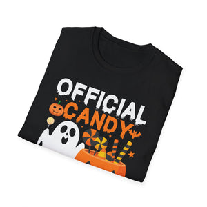 Official Candy Tester Halloween T-Shirt — Ghost & Jack-o'-Lantern Kids Tee