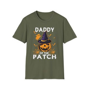 Daddy Halloween Costume Funny Pumpkin Family Halloween Tee Unisex Softstyle T-Shirt