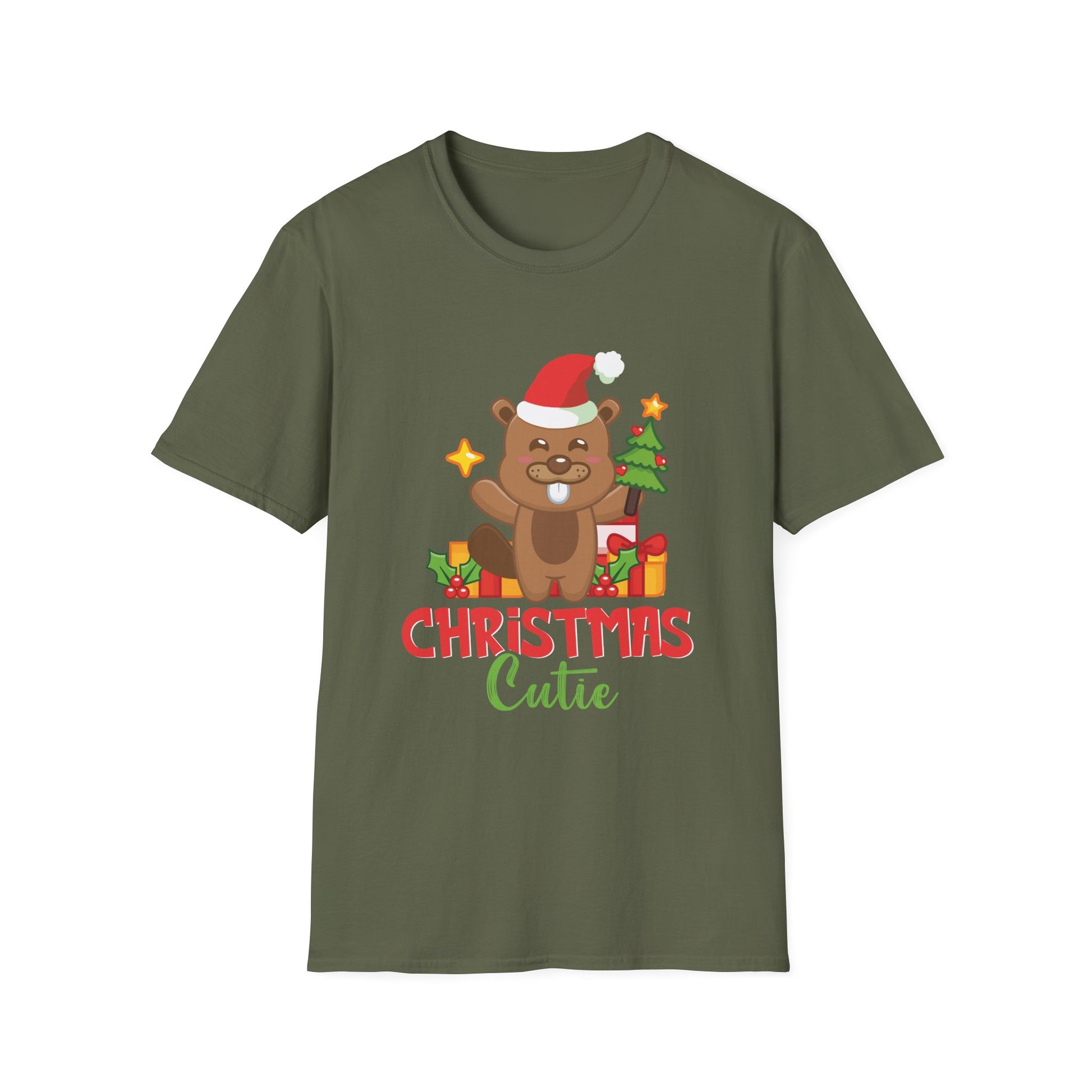 Beaver Christmas Cutie Beaver Christmas Unisex T-Shirt