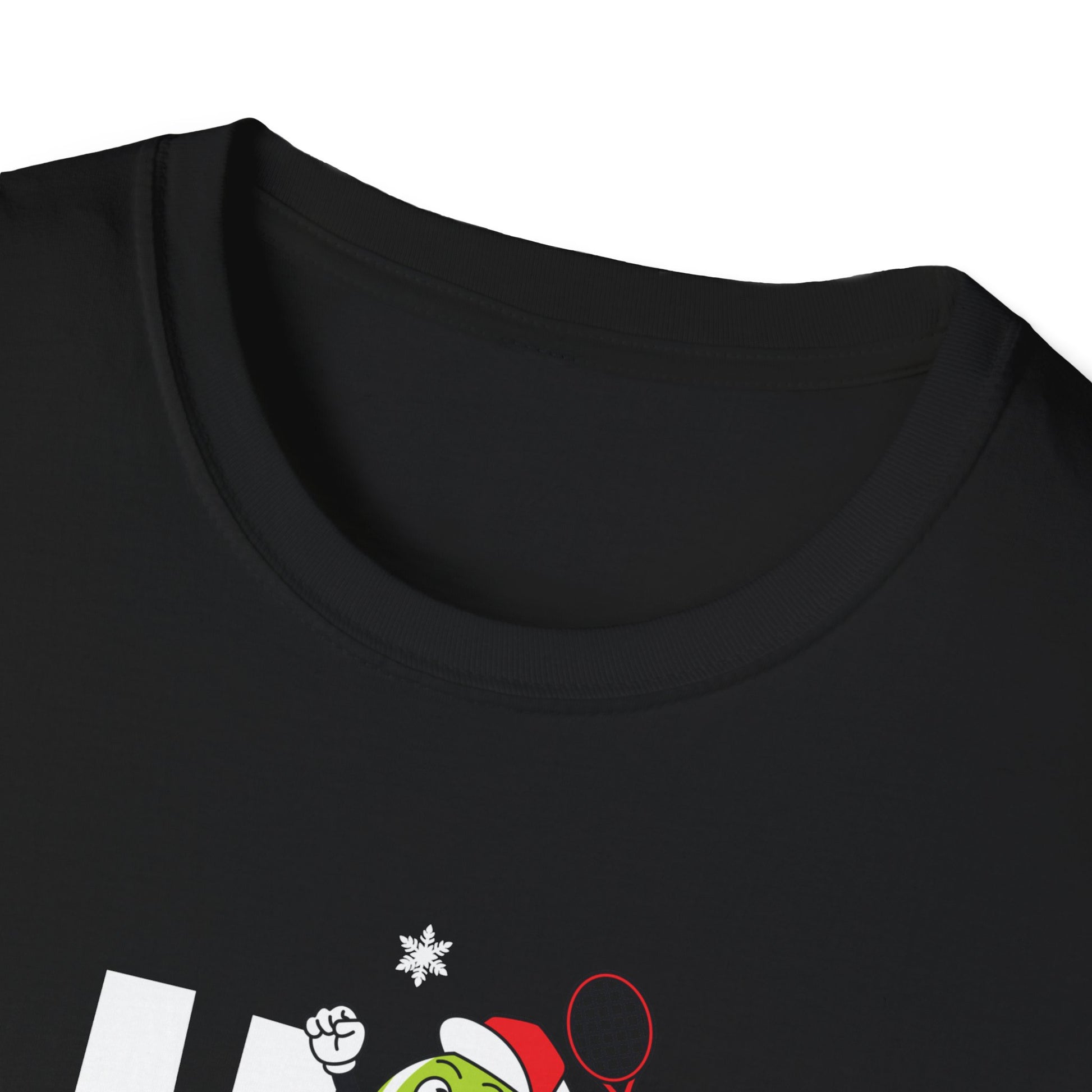 T-Shirt — Festive 'Ho Ho Ho' Tennis Christmas Tee