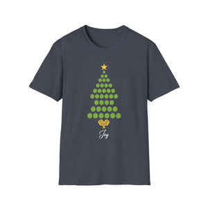 Christmas Pickleball Design_ Christmas Tree Unisex T-Shirt