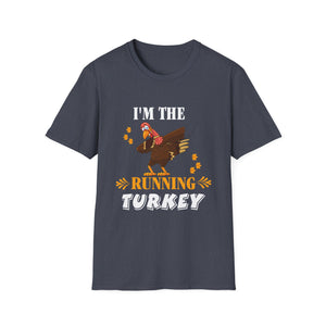 I'm the Running Turkey T-Shirt - Unisex Softstyle Thanksgiving Tee