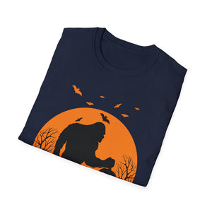 Halloween Bigfoot T-Shirt — Sasquatch Jack-O’-Lantern Moon Tee