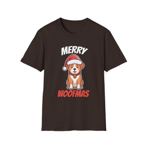Merry Woofmas T-Shirt — Cute Santa Dog Christmas Tee