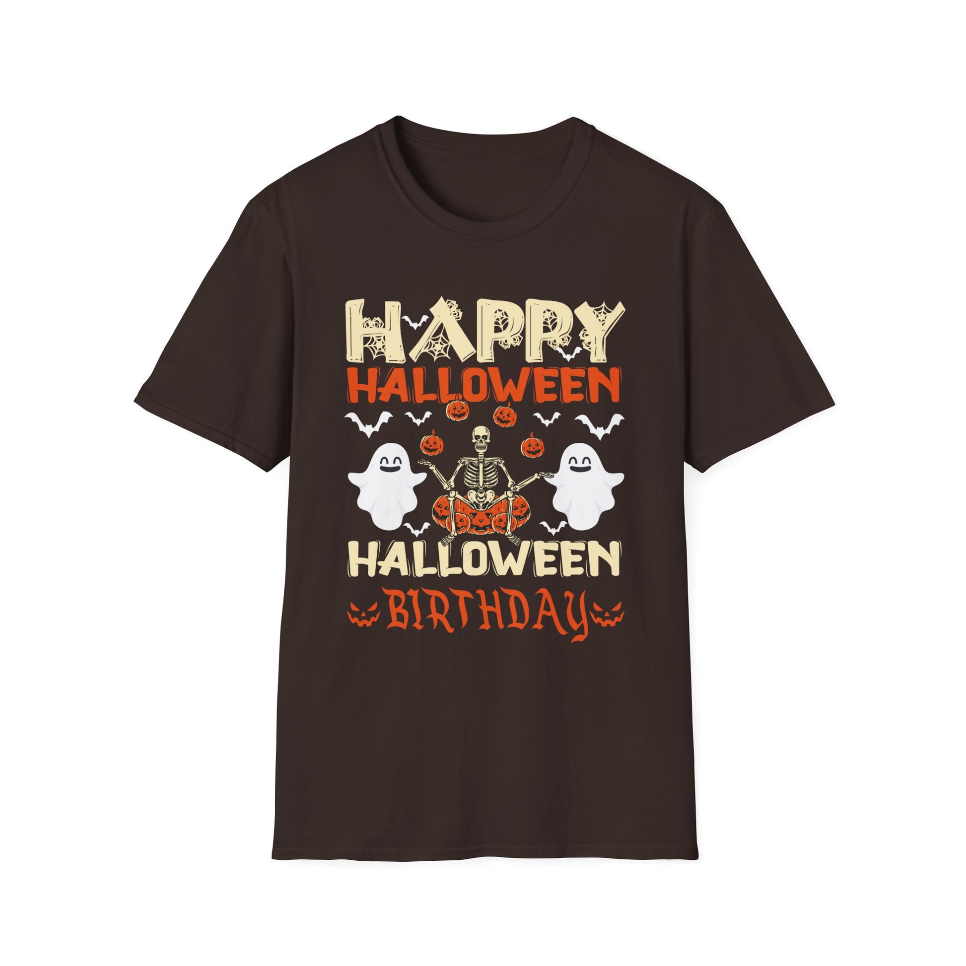 Happy Halloween Birthday kids Yes Its My Birthday Halloween TeeUnisex Softstyle T-Shirt