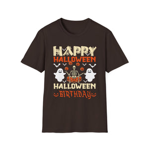 Happy Halloween Birthday kids Yes Its My Birthday Halloween TeeUnisex Softstyle T-Shirt