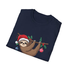 Sloth Christmas Cutie Sloths Christmas Unisex Softstyle T-Shirt