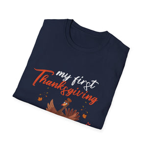 First Thanksgiving As Mimi Thanksgiving Turkey Family  Unisex T-Shirt