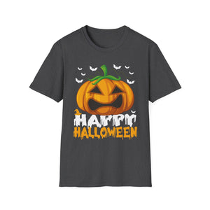 Happy Halloween Scary Pumpkin Halloween Costume Ghost TeeUnisex Softstyle T-Shirt