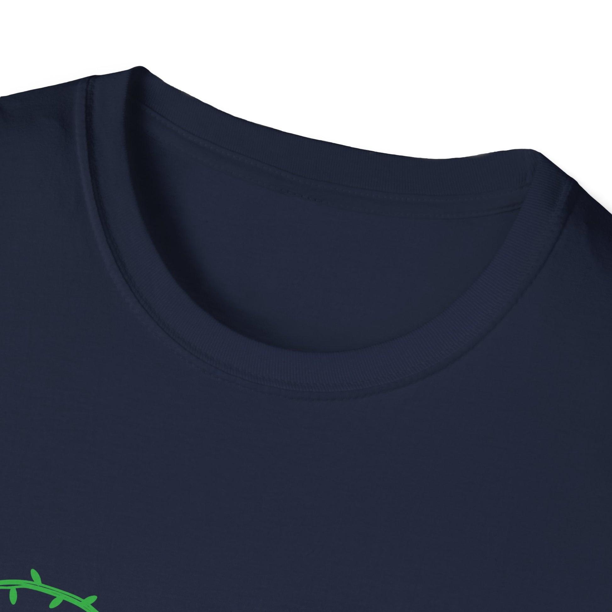 Christmas Lights Chest T-Shirt — Colorful Holiday Graphic Tee