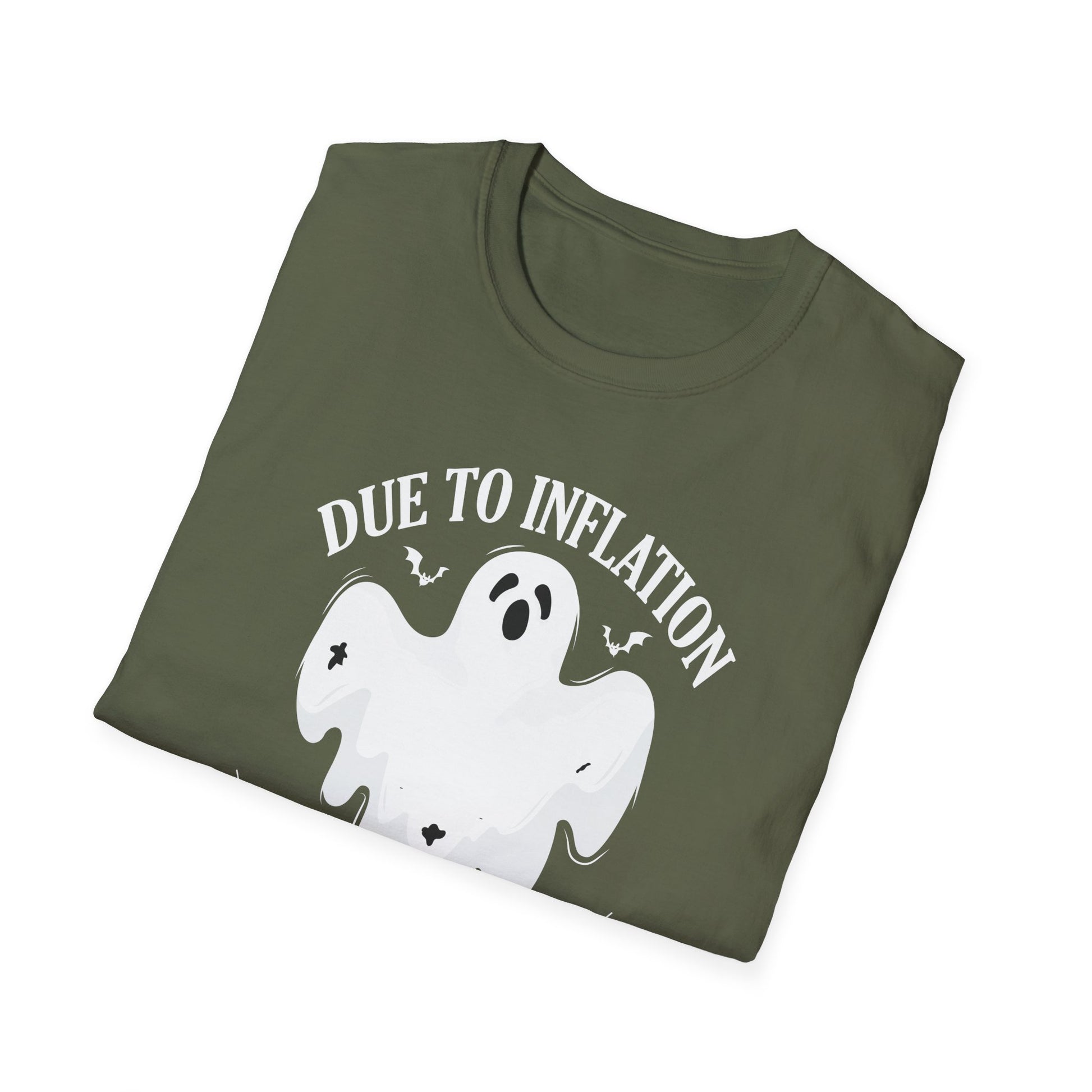 Due To Inflation This Is My Halloween Costume Cute Halloween TeeUnisex Softstyle T-Shirt