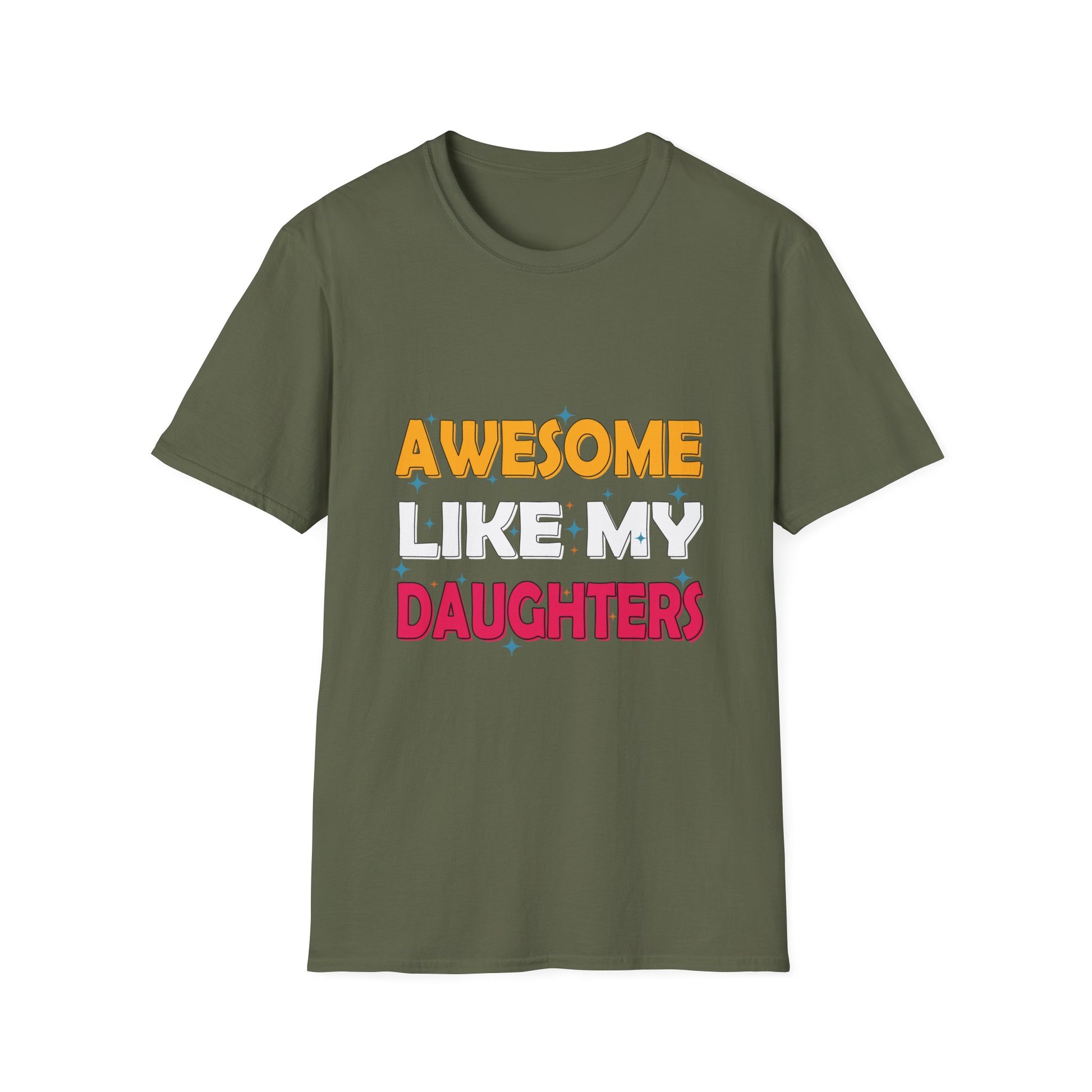 Awesome Like My Daughter Shirt Funny Men Dad Fathers Day T-Shirt
