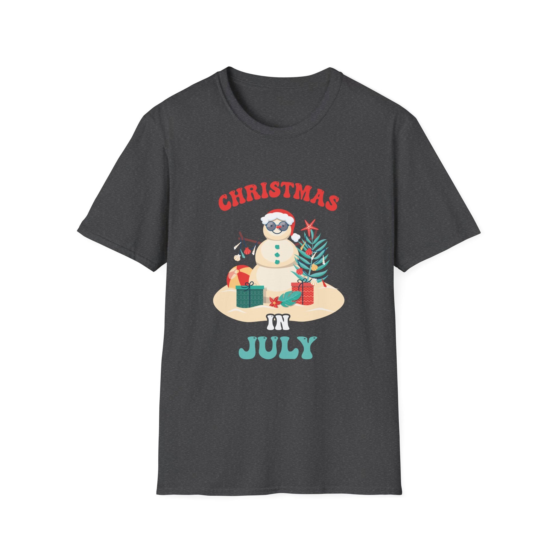 Christmas in July Shirt Snowman Christmas Unisex T-Shirt