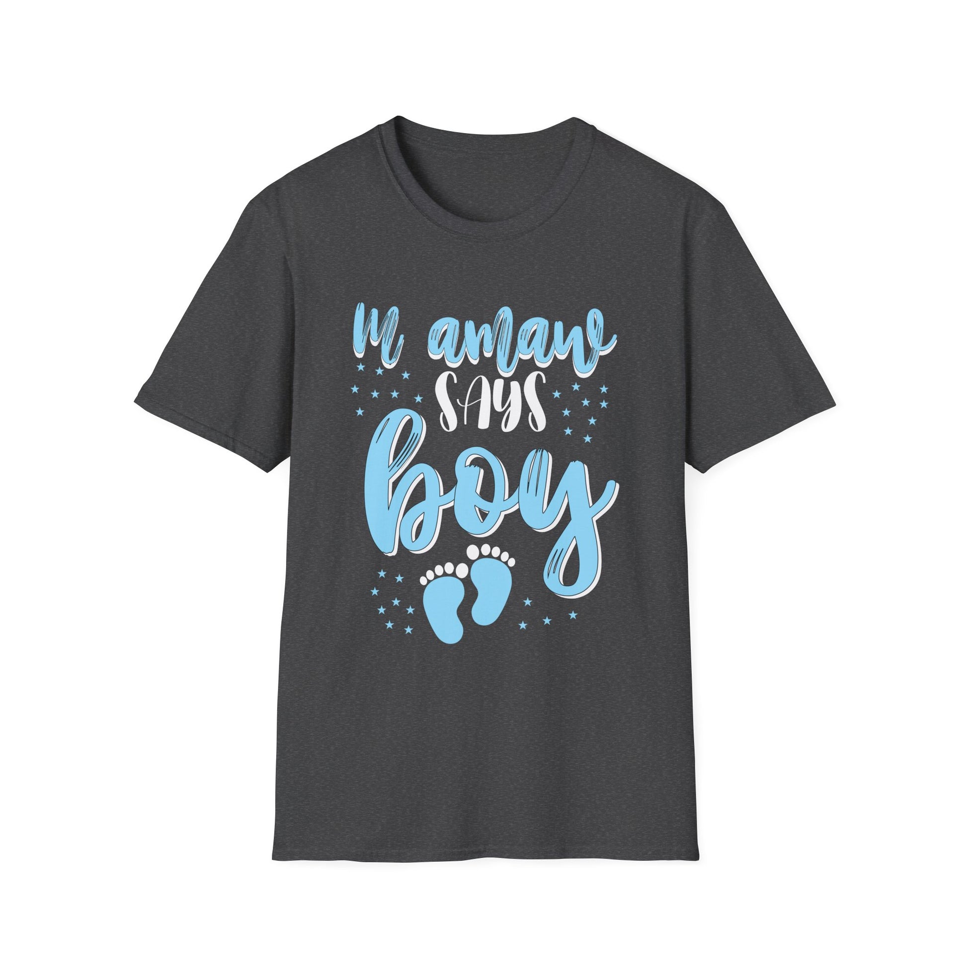 Gender Reveal Mamaw Says Boy Baby Shower Matching Family Unisex T-Shirt