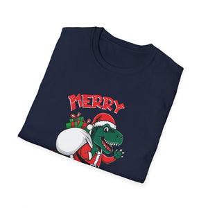 Christmas Dinosaur_ Xmas Christmas_ Ugly Christmas Elf Unisex T-Shirt