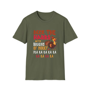 Christmas Shirt Deck The harrs Fra Ra Ra Funny Turkey Tee T-Shirt