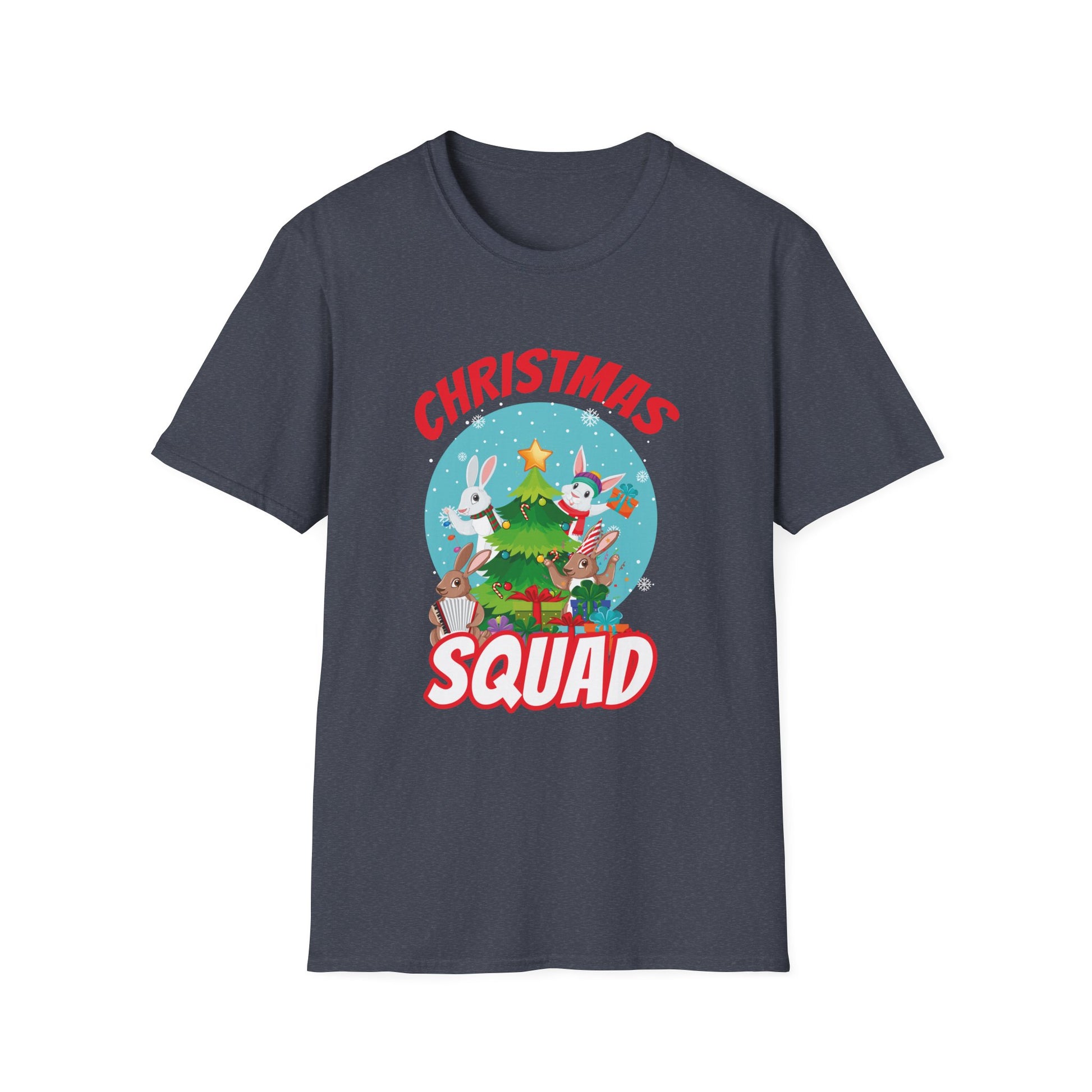Bunny Christmas Tree Christmas Squad Bunnies Unisex T-Shirt