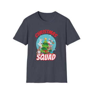 Bunny Christmas Tree Christmas Squad Bunnies Unisex T-Shirt