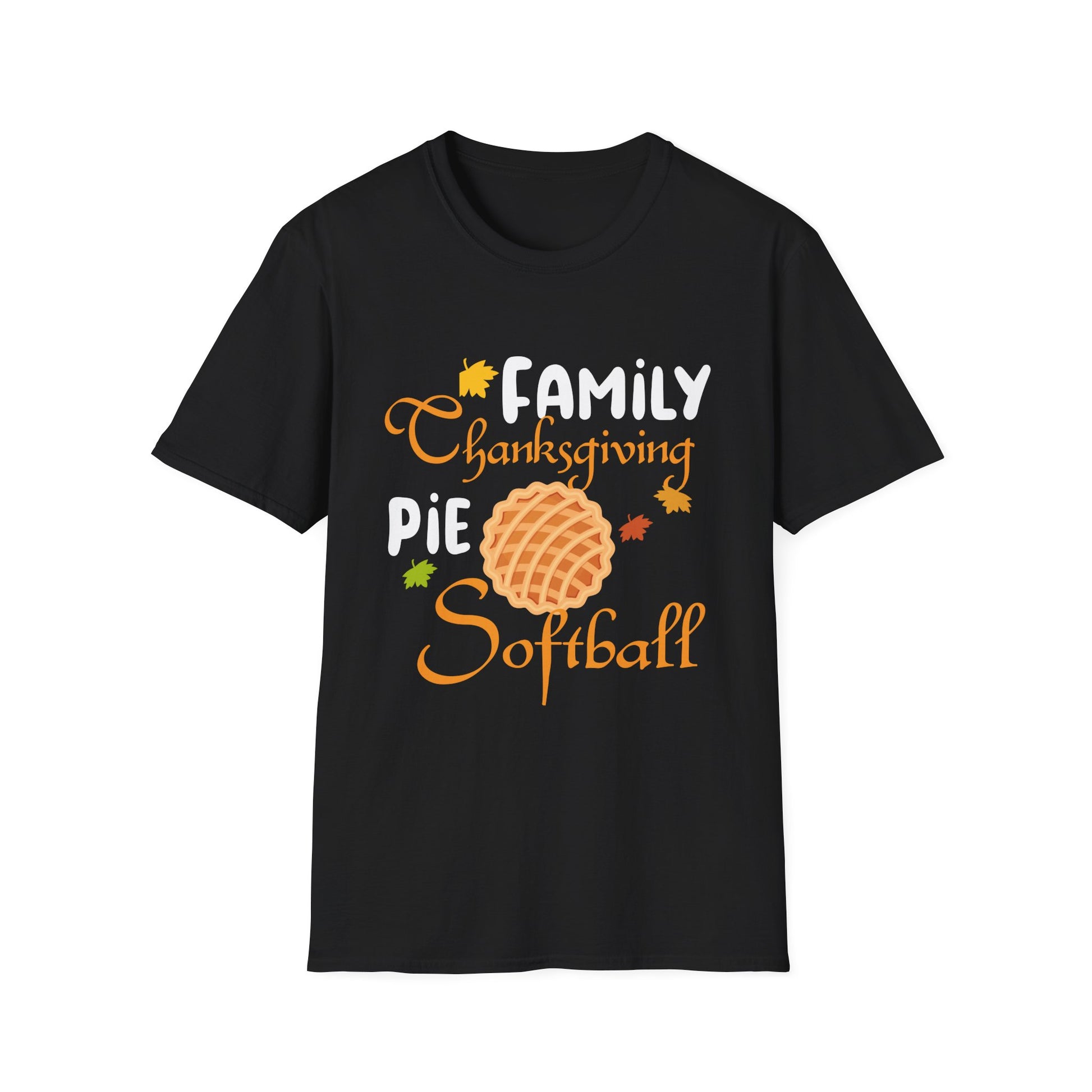 Thanksgiving Pie Softball Family T-Shirt
