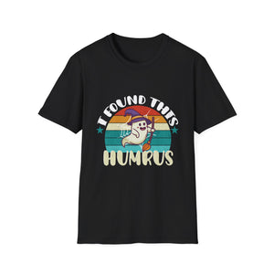 I Found This Humrus T-Shirt — Cute Hummus Ghost Retro Vegan Food Tee