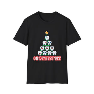 Oh Dentistree T-Shirt — Funny Dental Christmas Tee for Dentists & Hygienists