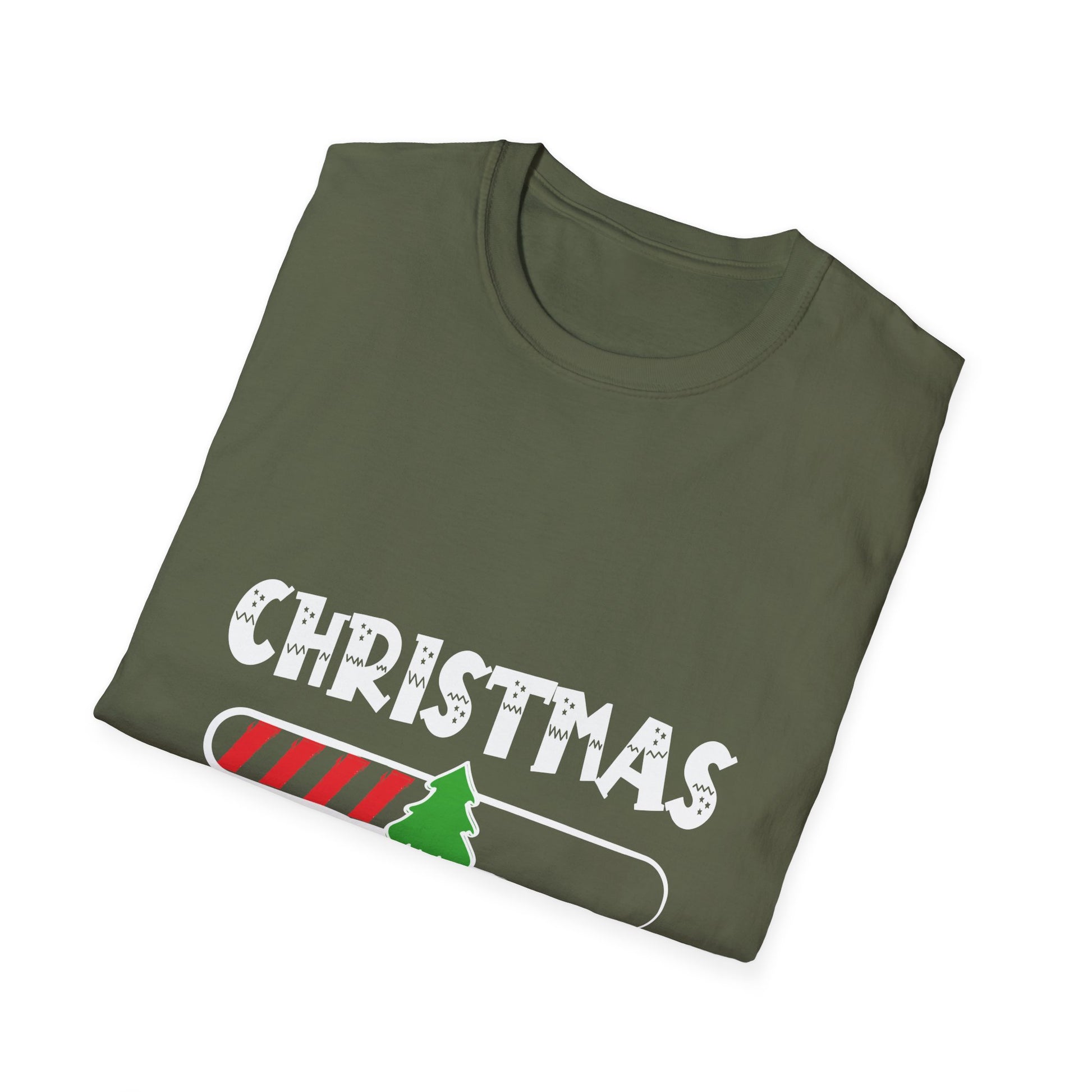 Christmas Is Loading T-Shirt – Holiday Progress Bar Funny Xmas Tee