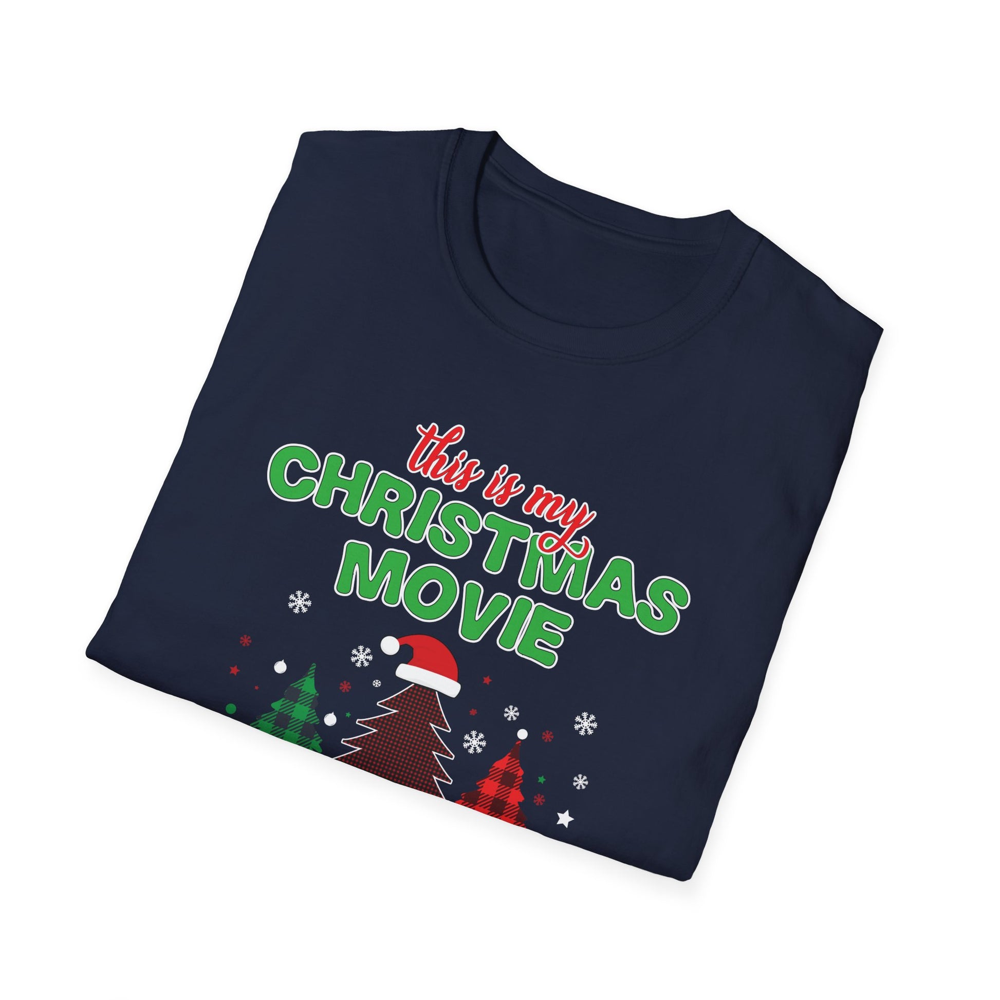 Tapir Christmas Tree Christmas Animal Gifts Unisex Softstyle T-Shirt